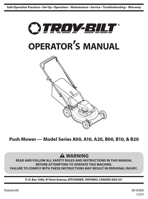 Troy Bilt Bronco Riding Mower Wiring Diagram