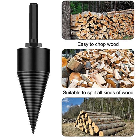 Log Splitter Mm Firewood Splitter Drill Bit Wood Splitter Heavy Duty