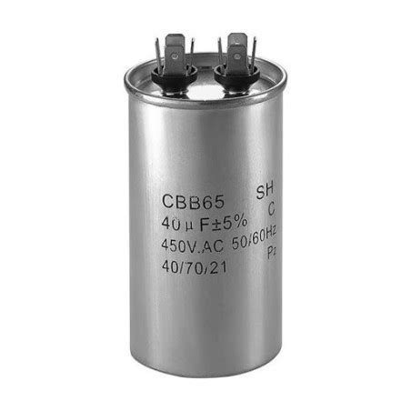 Capacitor De Trabajo Mfd Vac Redondo