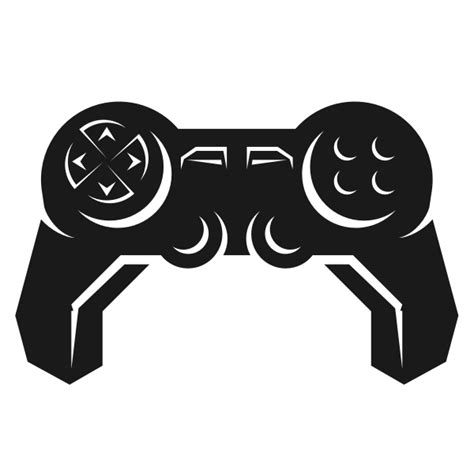 Silhouette of game controller | Free SVG