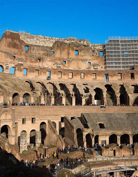 Colosseum Inside of Ancient Rome Stock Image - Image of gladiator, nero ...