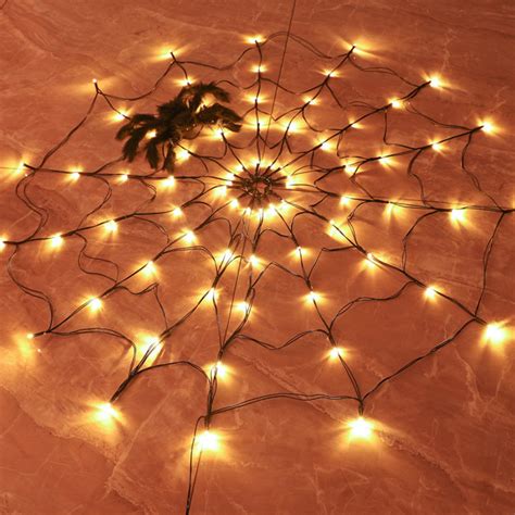 Halloween Black Spider Web Night Light Halloween Decorative Etsy