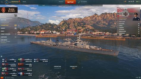 Wows German Tier 6 Light Cruiser Nurnberg By Johnathantoups On Deviantart