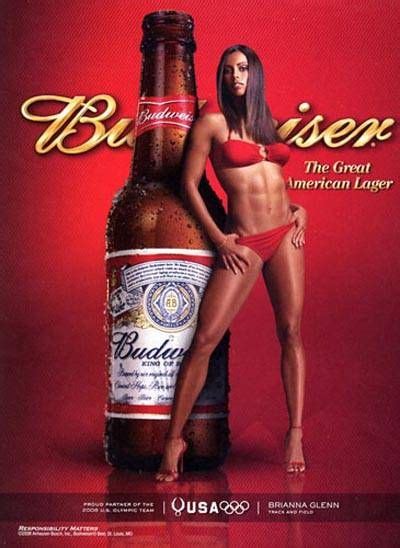 Budweiser Beer Commercial Woman Brianna Glenn Standing In Bikini And