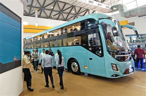 Vecv Showcases Volvo And Eicher Inter City Coach Motorindia