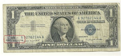 A United States One Dollar Silver Certificate Collectible