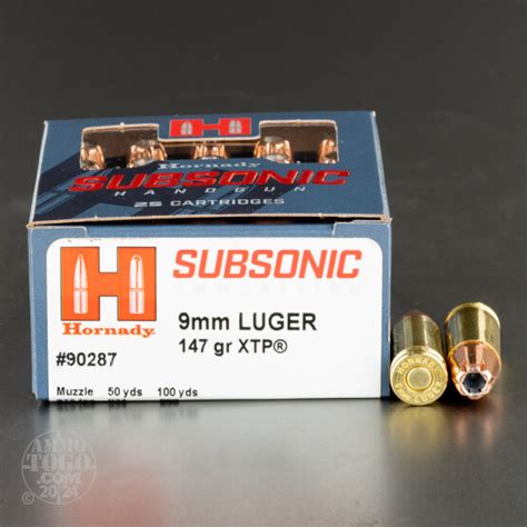 Mm Luger X Ammo Rounds Of Grain Xtp By Hornady