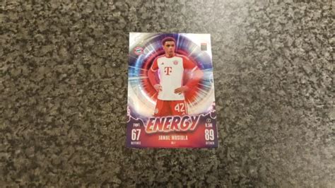 Match Attax En Jamal Musiala Bayern Energy Card Mint