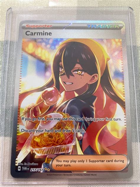 pokemon sv twilight masquerade carmine full art sir hobbies toys