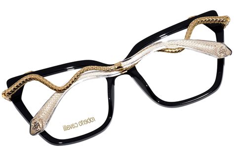 Roberto Cavalli Vrc020 Eyeglasses Women S Full Rim Square Shape