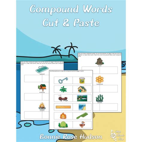 Compound Words Cut And Paste E Book Homeschool Curriculum Fair