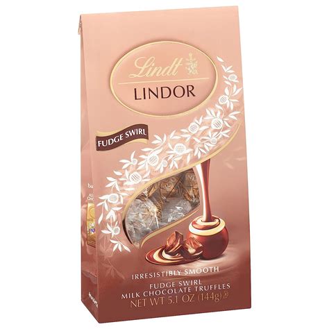 Lindt Lindor Trufas De Chocolate Con Leche Con Remolino Caramelo De