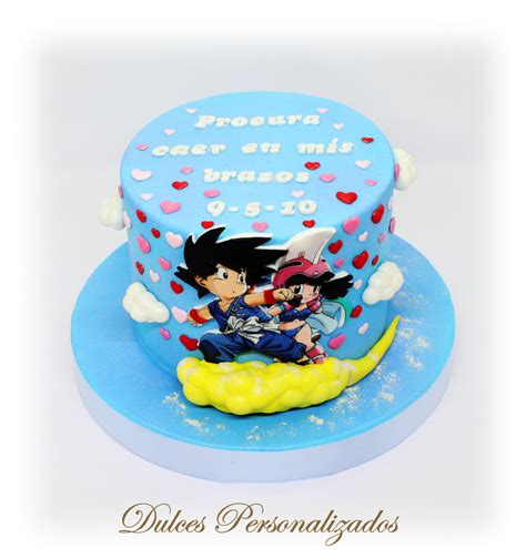 Dulces Personalizados Tarta Goku Y Chichi