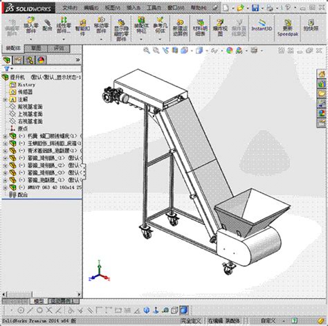 提升机3d模型下载三维模型 制造云 设计图库搜索