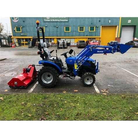 Solis 26 HST Compact Tractor 26HP Hydrostatic With Industrial Tyres