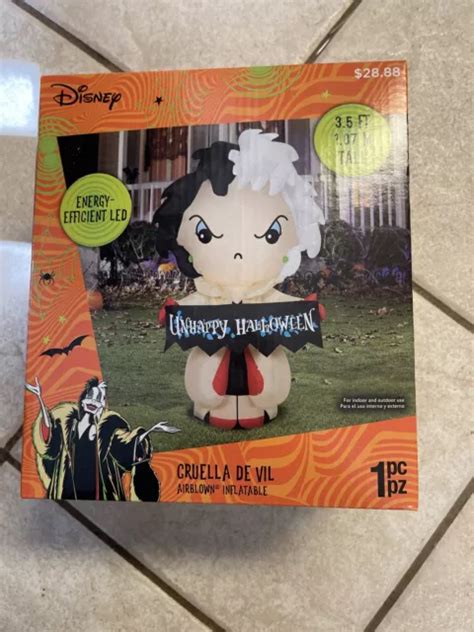 Gemmy Airblown Inflatable Cruella De Vil Disney Villains 101 Dalmatians