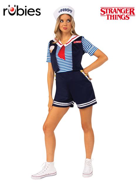 ROBIN SCOOPS AHOY COSTUME – STRANGER THINGS, ADULT – Costume Closet