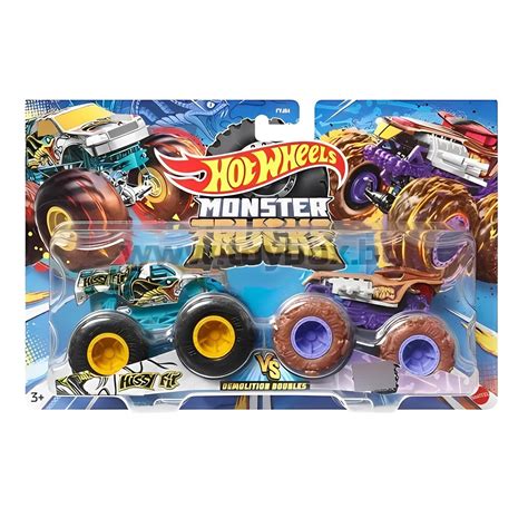 Carro Carrinho Miniatura Hot Wheels Monster Trucks Pacote Carros