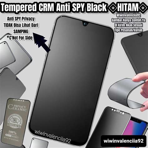 Jual Tempered Hitam Anti Spy Matte A Minyak Samsung A A A A A