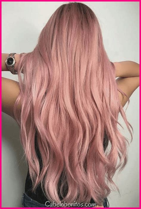 50 cor de cabelo de ouro rosa irresistível parece que provar que você