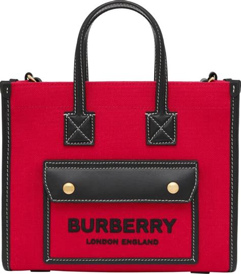 Burberry Mini Canvas Freya Tote Bag Shopstyle