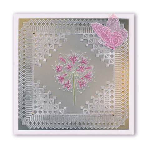 Hampton Court Palace Lace Corner Duet A5 Square Groovi Piercing Grid