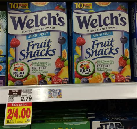 Welch's Fruit Snacks ONLY $1.50 at Kroger! - Kroger Krazy