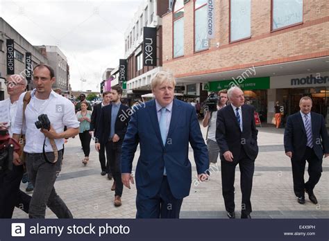 Bromley Kent Uk 17th July 2014london Mayorboris Johnson With His