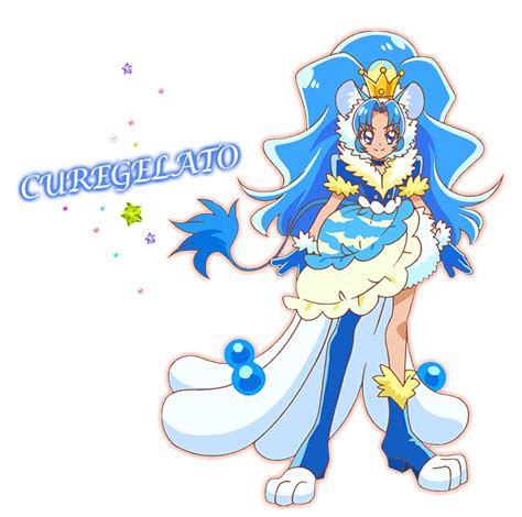 Cure Gelato A La Mode Style [precure Render] By Ffprecurespain On Deviantart