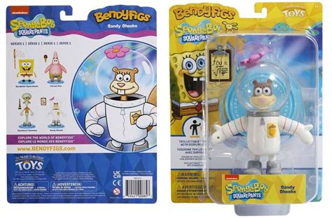 The Noble Collection Spongebob Schwammkopf Bendyfigs Biegefigur Sandy Cheeks Ab 1900