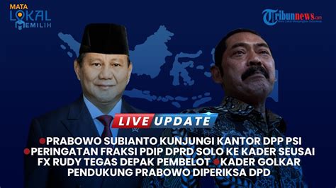 Mata Lokal Memilih Prabowo Subianto Kunjungi Kantor Dpp Psi Fx Rudy