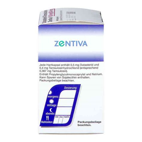 Dutasterid Tamsulosin Zentiva 0 5 Mg 0 4 Mg Hartk