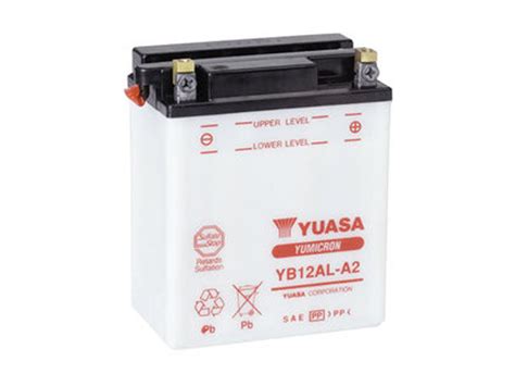 YUASA YB12ALA2 12V YuMicron Dry Cell Includes Acid Pack 63 92