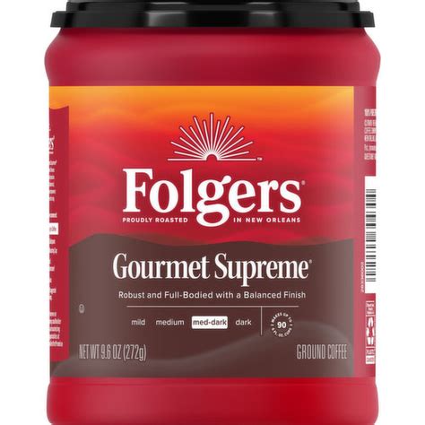 Folgers Coffee Ground Med Dark Gourmet Supreme