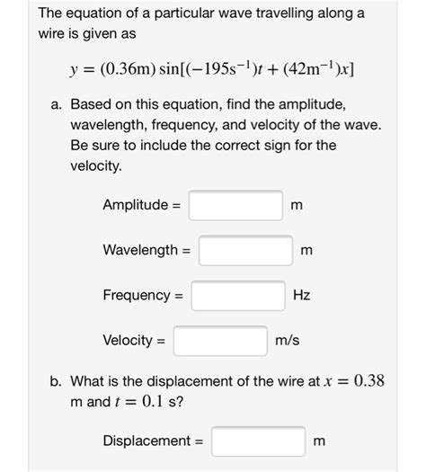 Wavelength Frequency Equation