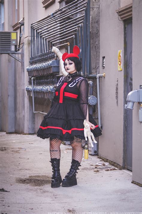 Red Black Gothic Nurse Outfit Gloomth And The Cult Of Melancholy