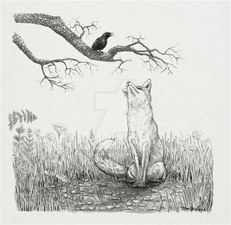 The Fox and The Crow by hayleymerrington on DeviantArt