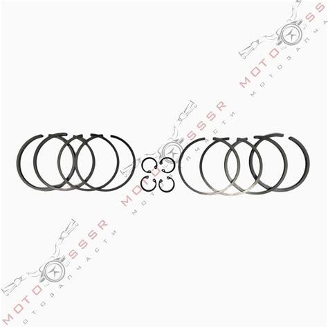 Поршневая на мотоцикл "Урал" в сборе под АИ -92 (чугун) (2 цилиндра,2 ...