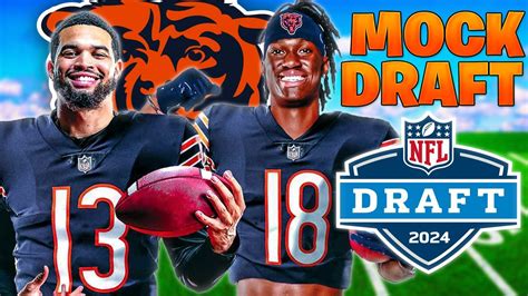 Chicago Bears Have All Time 1st Round Draft 2024 Nfl Mock Draft Win