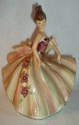 Vintage LEFTON Lady Figurine Lefton Figurines Figurines Ceramic