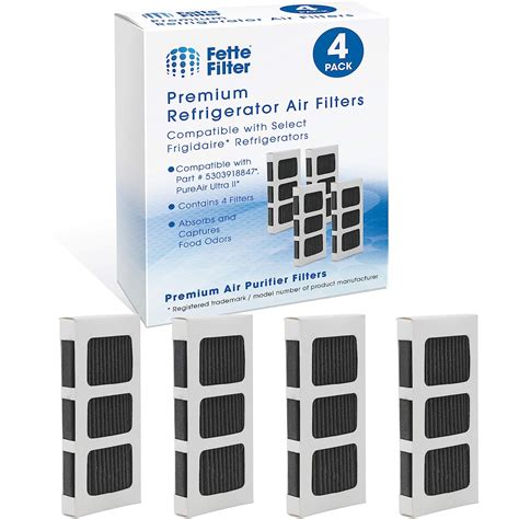 Fette Filter Activated Carbon Refrigerator Air Filter Compatible With