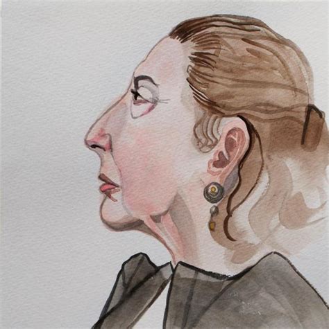 Deborah Watercolor Profile Diana Blackwell Fine Art