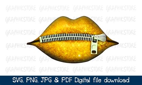 Golden Lips Svg Glitter Gold Drip Lips SVG Lips Svg Etsy