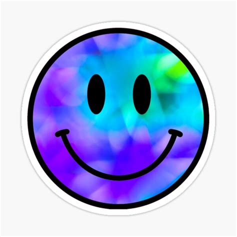 Tiedye Smiley Face Hippie Tiedye Trippy Psychedelic Groovy