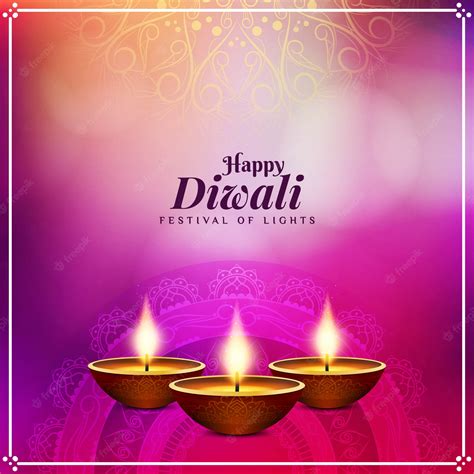 Premium Vector Colorful Stylish Happy Diwali Decorative Background