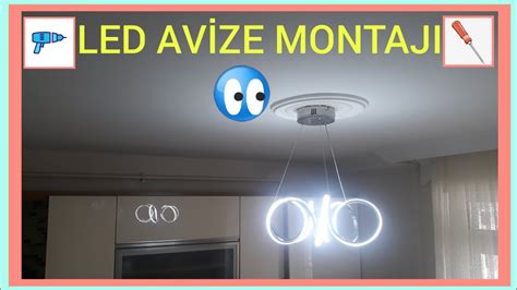 Led Avize Montaj Nas L Yap L R Youtube