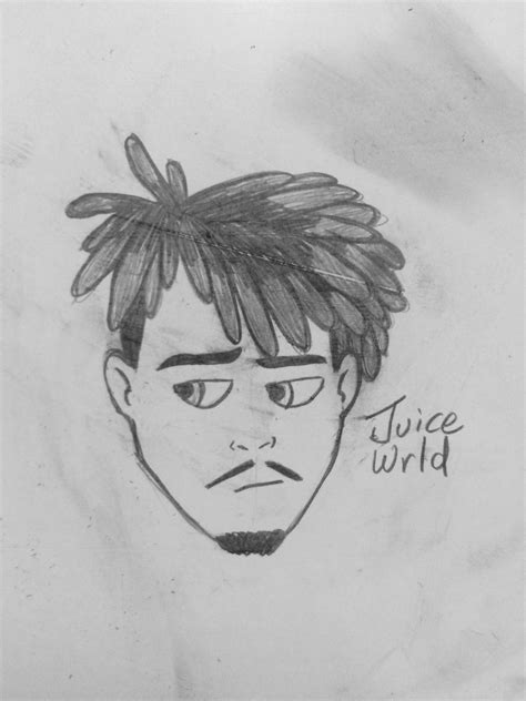 Juice Wrld Drawing Black And White Juice Wrld Drawing Easy Made