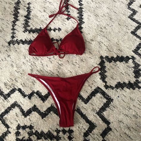 Cute Red String Bikini Artofit