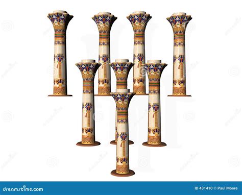 Egyptian Pillars