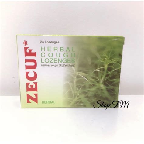 Jual Zecuf Herbal Cough Lozenges 24pcs Shopee Indonesia